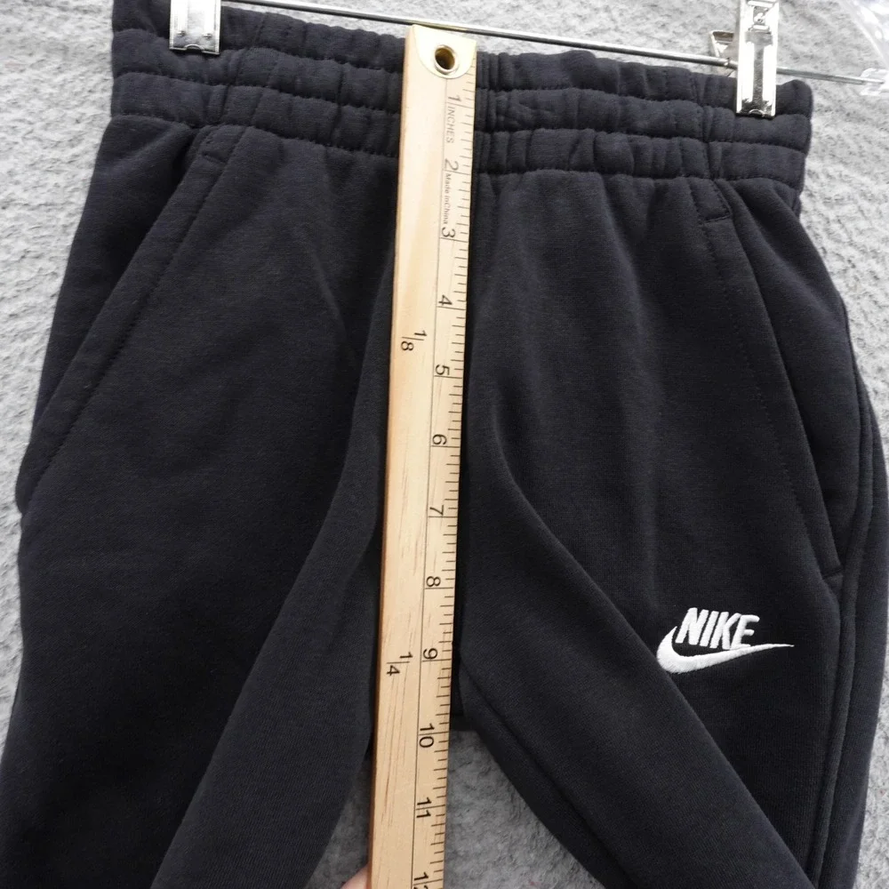 Nike Kids‎ Sportswear Club Fleece Joggers Black Sweatpants Youth Size Small